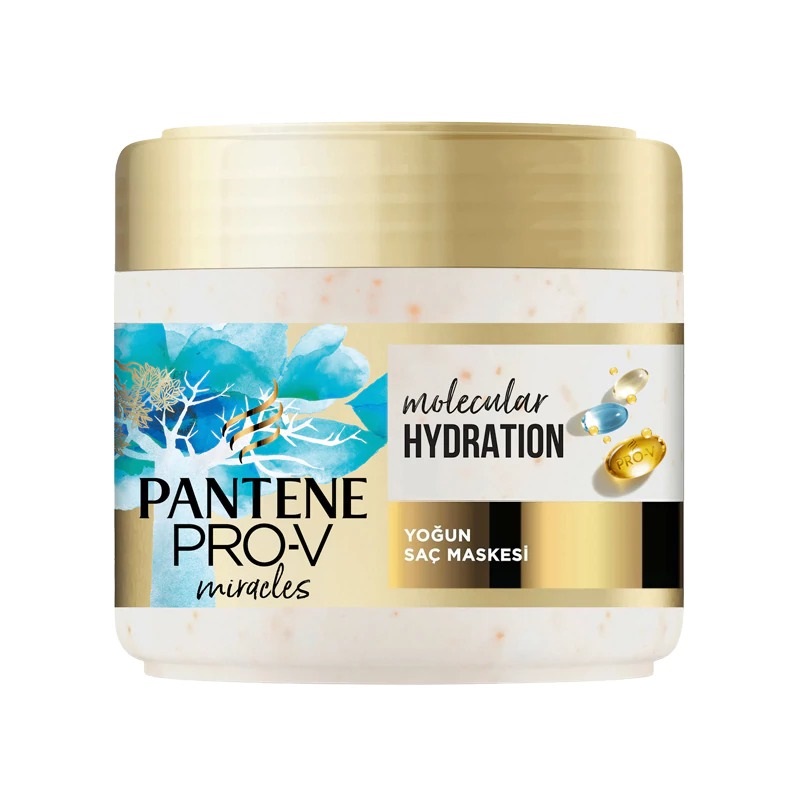 ماسک مو  پرو وی پنتن مدل Molecular Hydration آبرسان عمقی حجم ۳۰۰ میل